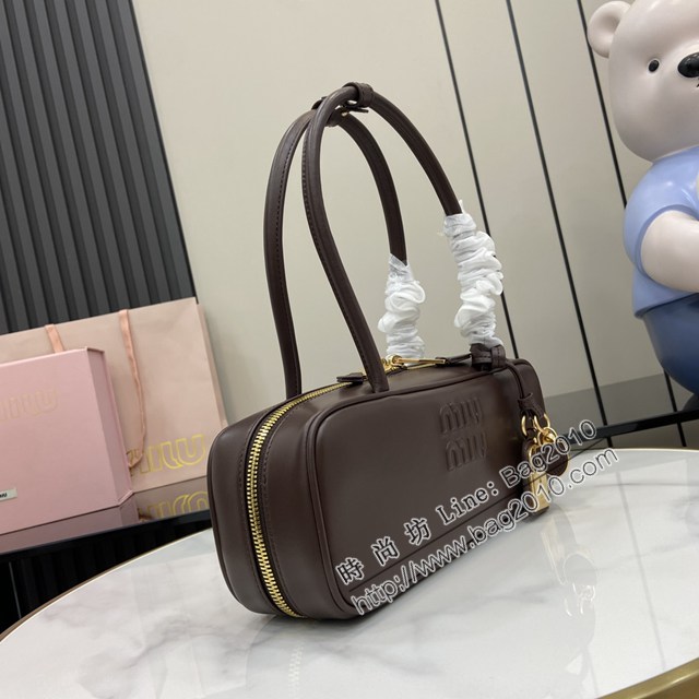 MIU MIU專櫃繆繆最新款Beau手袋原廠皮手提肩背包 jh2748型號：5BB173
